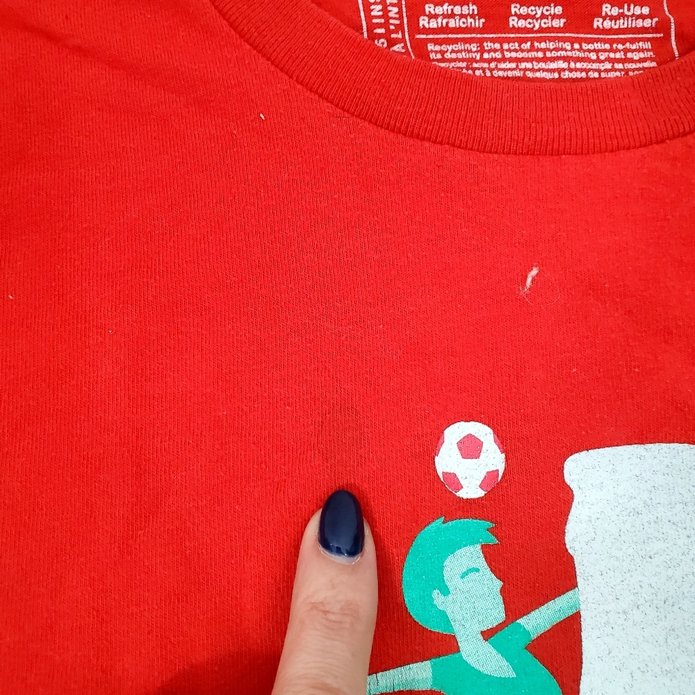 Vintage Womens World Cup Soccer Canada 2015 Coca Cola Short Sleeves Crew Neck - Picture 10 of 13